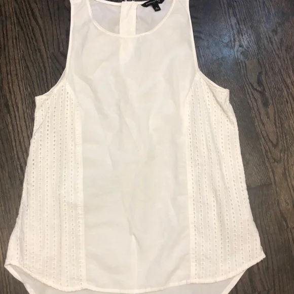 Banana Republic white sleeveless top size M - Picture 1 of 7